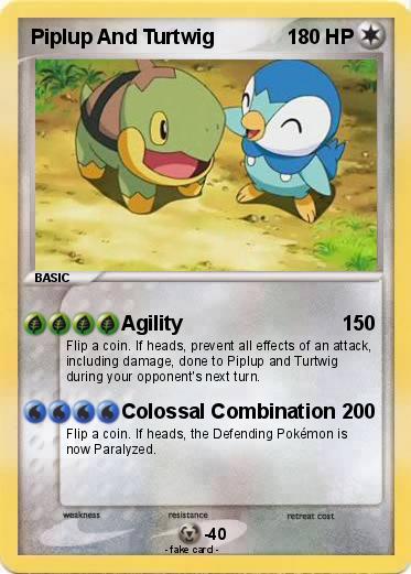 Pokemon Piplup And Turtwig