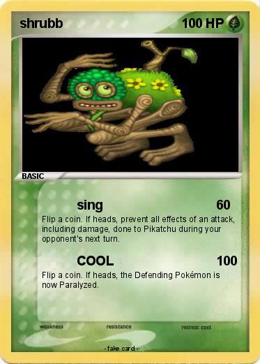 Pokemon shrubb