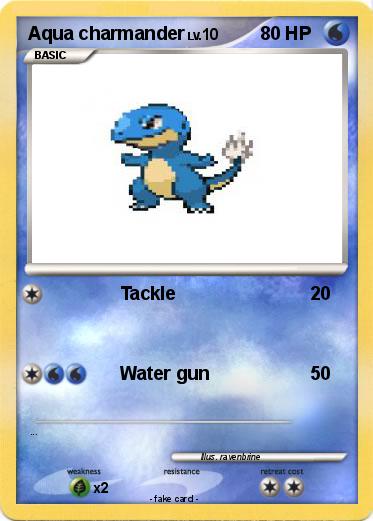 Pokemon Aqua charmander
