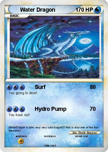 Pokemon Water Dragon