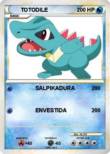 Pokemon TOTODILE