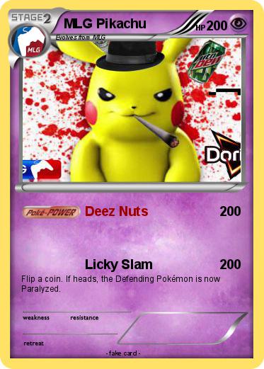 Pokemon MLG Pikachu
