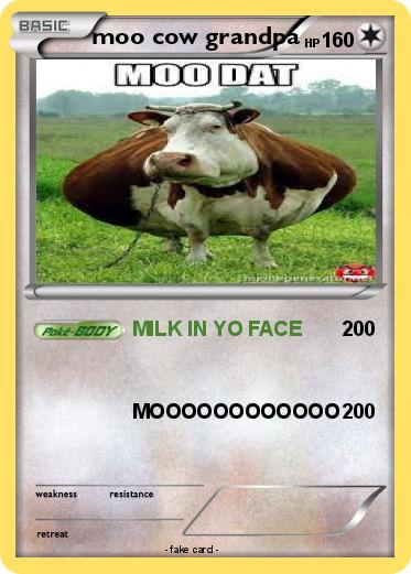 Pokemon moo cow grandpa