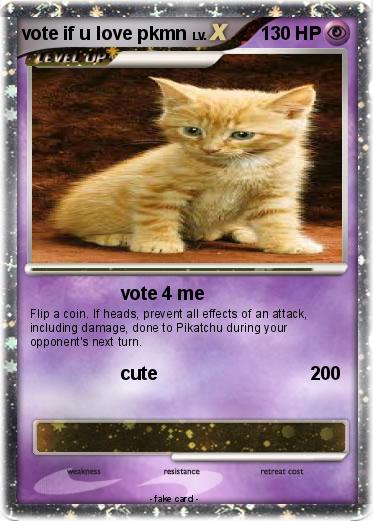 Pokemon vote if u love pkmn