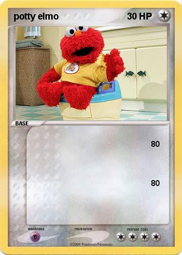 Pokemon potty elmo