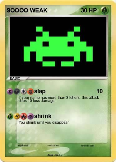 Pokemon SOOOO WEAK