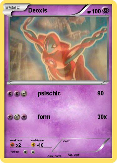 Pokemon Deoxis