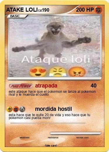 Pokemon ATAKE LOLI