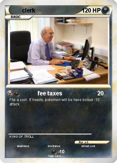 Pokemon clerk