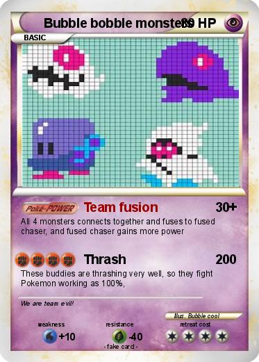 Pokemon Bubble bobble monsters