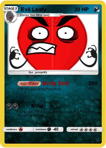 Pokemon Evil Leafy