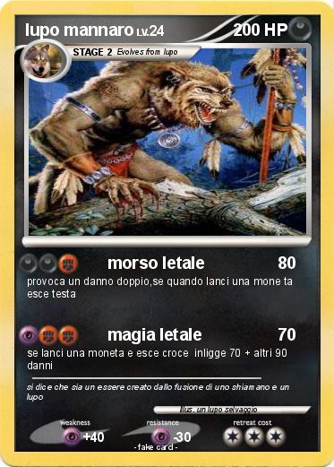 Pokemon lupo mannaro