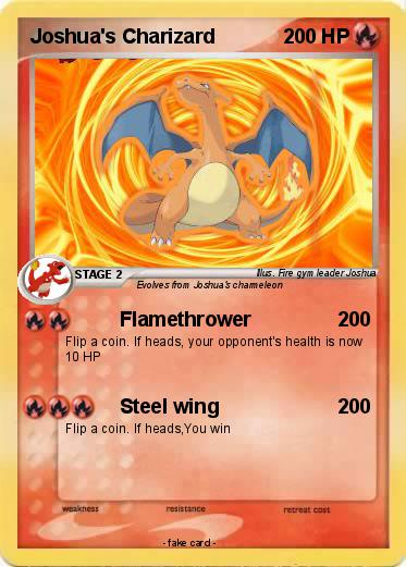 Pokemon Joshua's Charizard