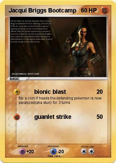 Pokemon Jacqui Briggs Bootcamp