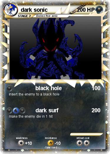 Pokemon dark sonic