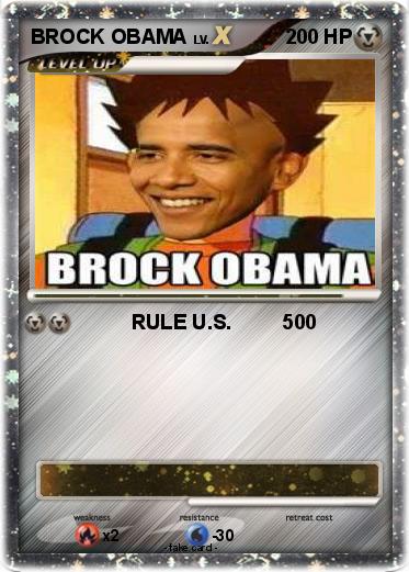 Pokemon BROCK OBAMA