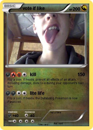 Pokemon vote if like