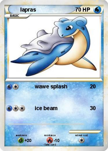 Pokemon lapras
