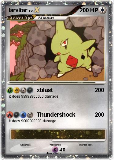 Pokemon larvitar