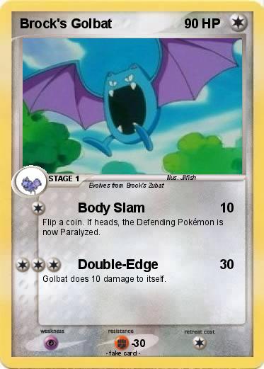 Pokemon Brock's Golbat