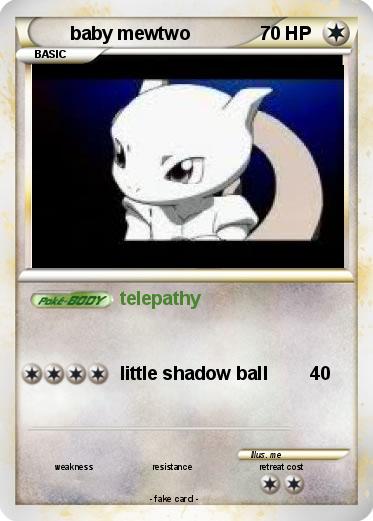 Pokemon baby mewtwo