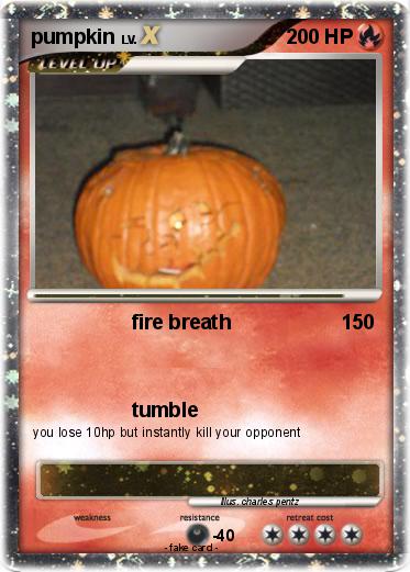 Pokemon pumpkin