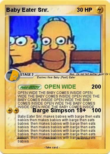 Pokemon Baby Eater Snr.