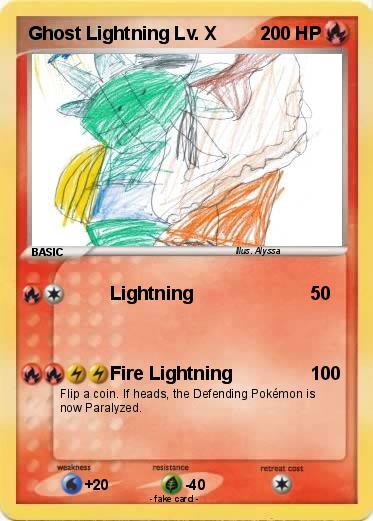 Pokemon Ghost Lightning Lv. X