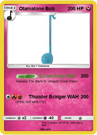 Pokemon Otamatone Bob