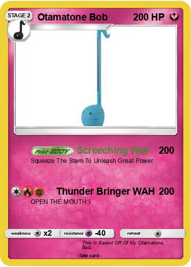 Pokemon Otamatone Bob