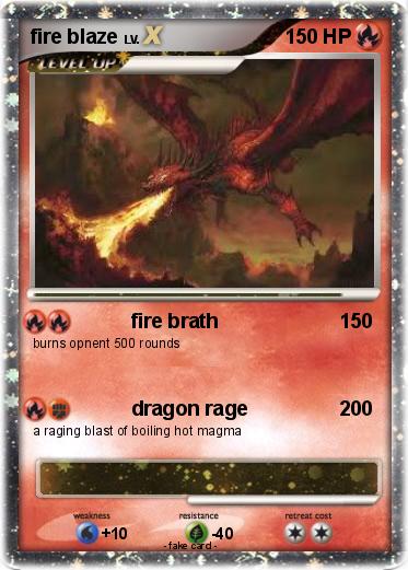 Pokemon fire blaze