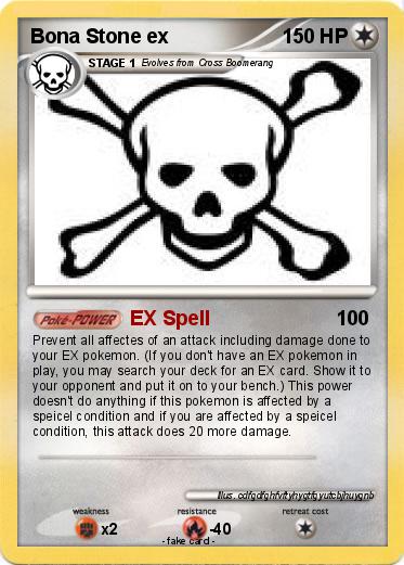 Pokemon Bona Stone ex