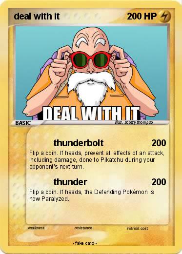 Pokemon deal with it