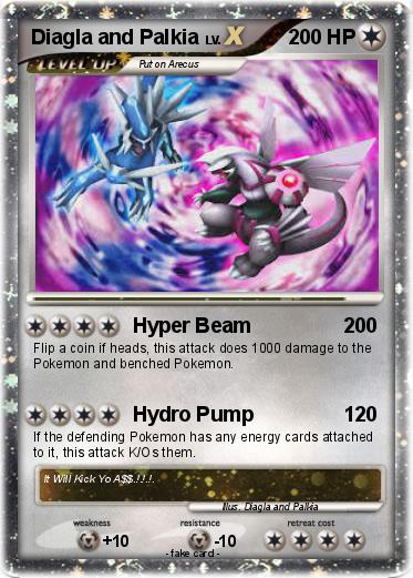 Pokemon Diagla and Palkia