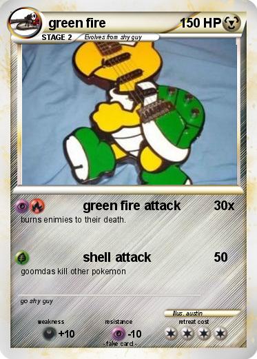 Pokemon green fire