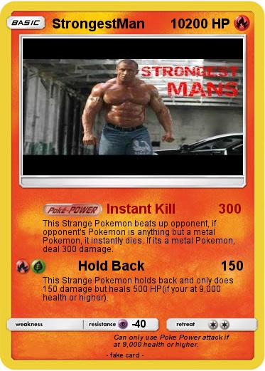 Pokemon StrongestMan       10