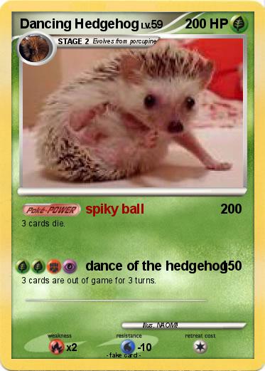 Pokemon Dancing Hedgehog