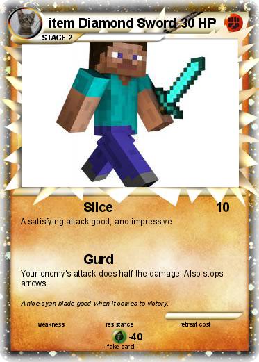 Pokemon item Diamond Sword