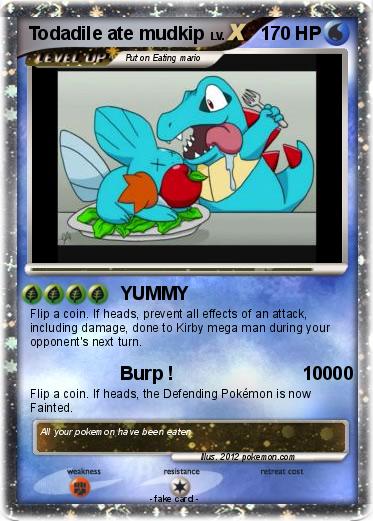 Pokemon Todadile ate mudkip