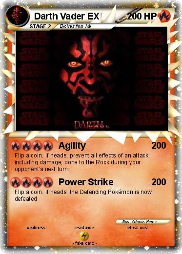 Pokemon Darth Vader EX