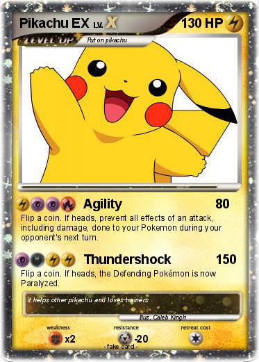 Pokemon Pikachu EX
