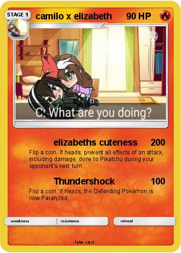 Pokemon camilo x elizabeth