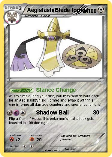 Pokemon Aegislash(Blade forme)