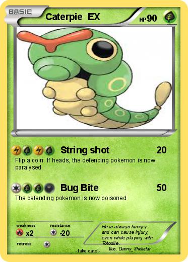 Pokemon Caterpie  EX