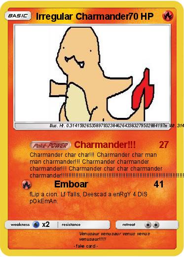 Pokemon Irregular Charmander