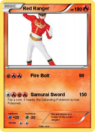 Pokemon Red Ranger