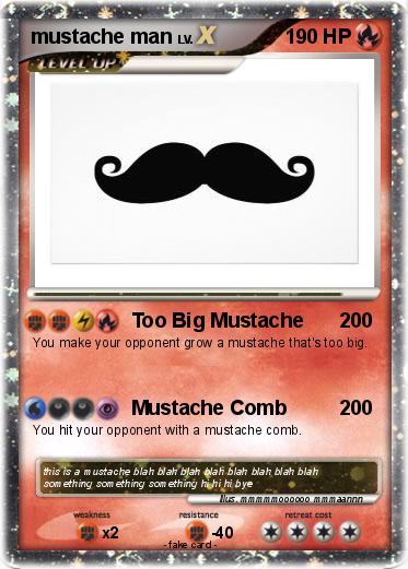 Pokemon mustache man