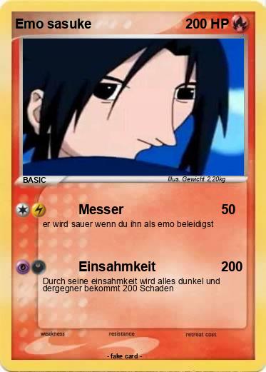Pokemon Emo sasuke