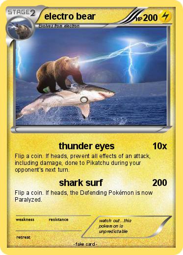 Pokemon electro bear