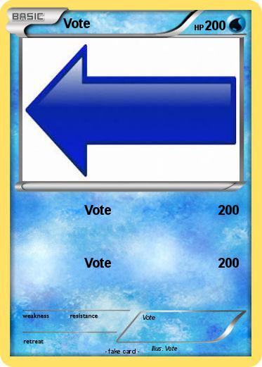 Pokemon Vote